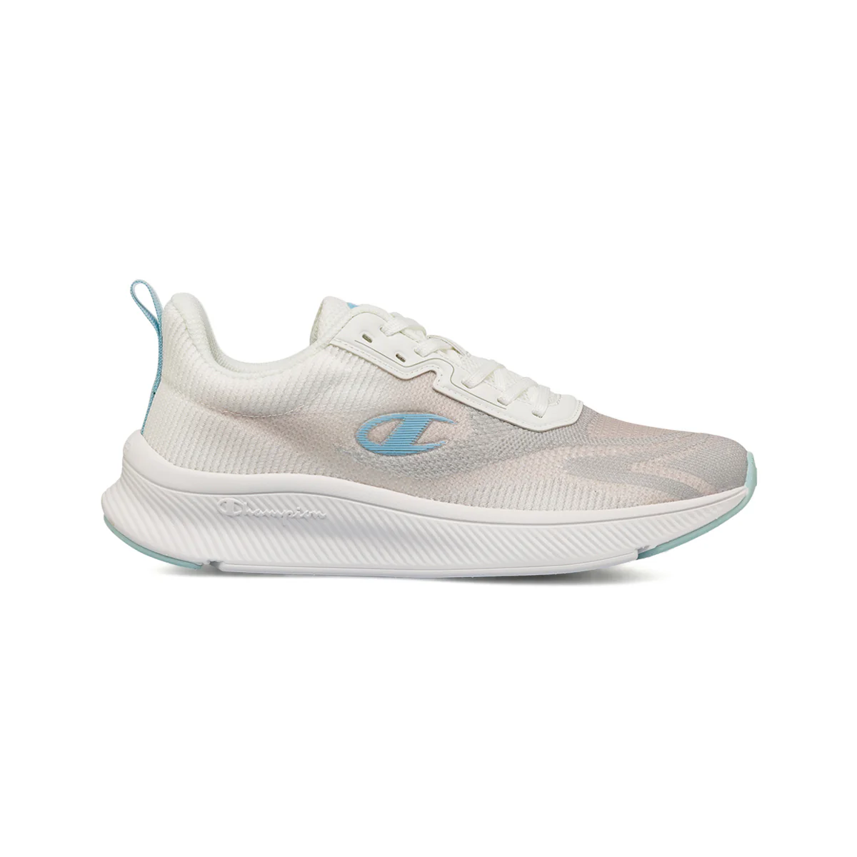 Sneakers bianche da Donna con inserti grigi e azzurri Champion Galactic Low