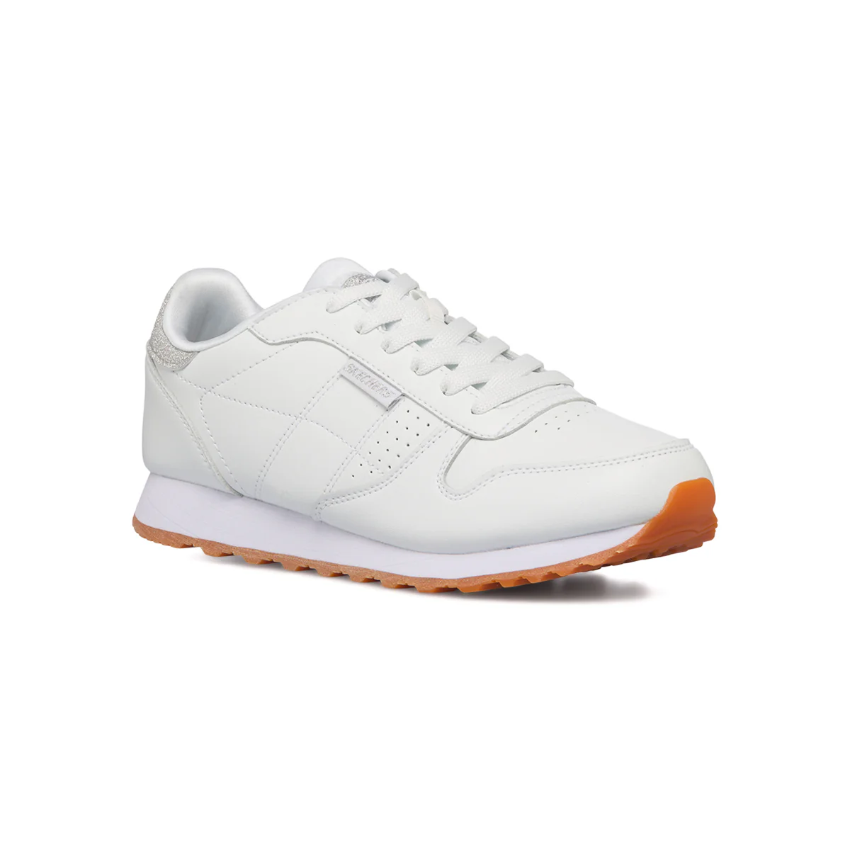 Sneakers bianche da donna con dettaglio glitterato Skechers OG 85 - Image 2