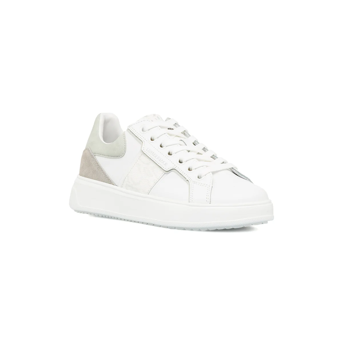 Sneakers bianche da Donna con dettaglio grigio effetto pitonato Lumberjack Pria - Image 2