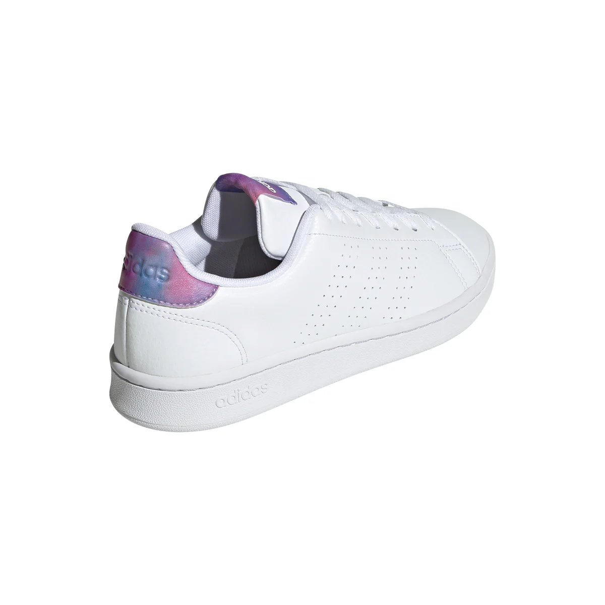 Sneakers bianche da donna con dettaglio iridescente adidas Advantage - Image 5