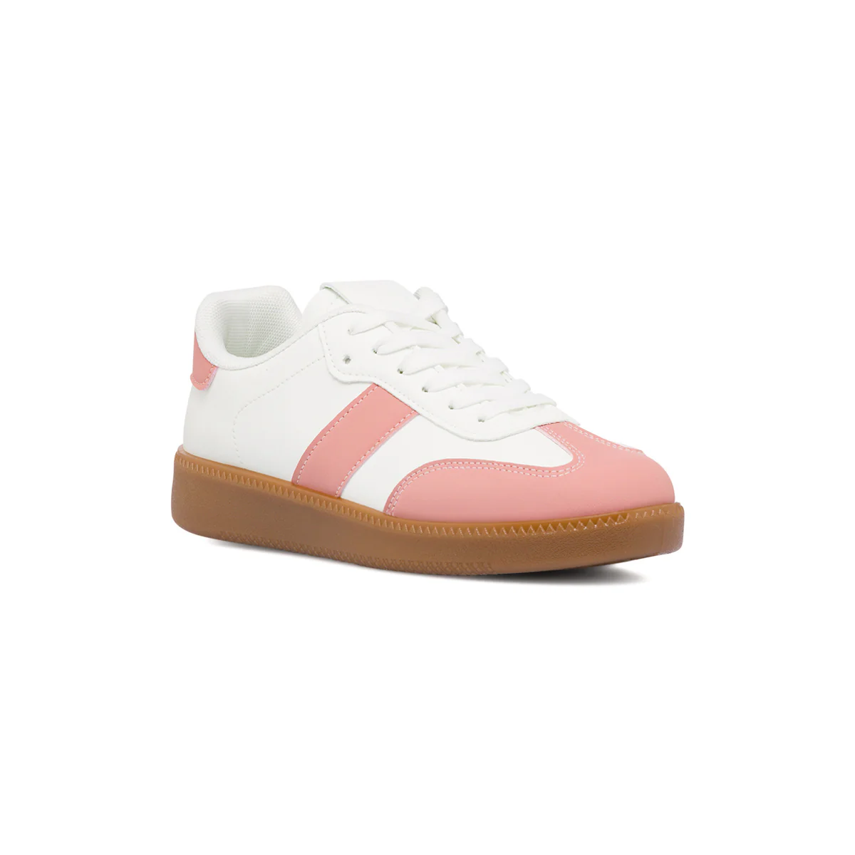 Sneakers bianche da donna con dettaglio rosa Lora Ferres - Image 2