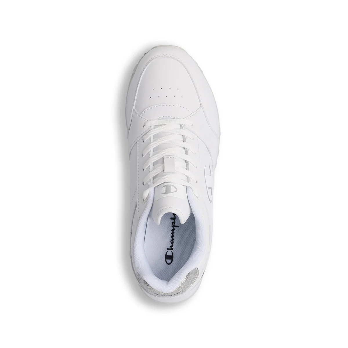 Sneakers bianche da donna con glitter e dettagli argentati Champion RR Champ - Image 8