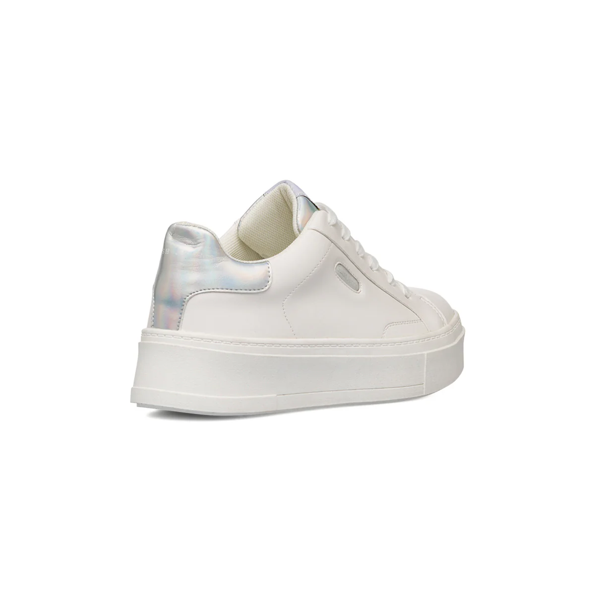 Sneakers bianche con dettagli argento da Donna Swish Jeans - Image 3