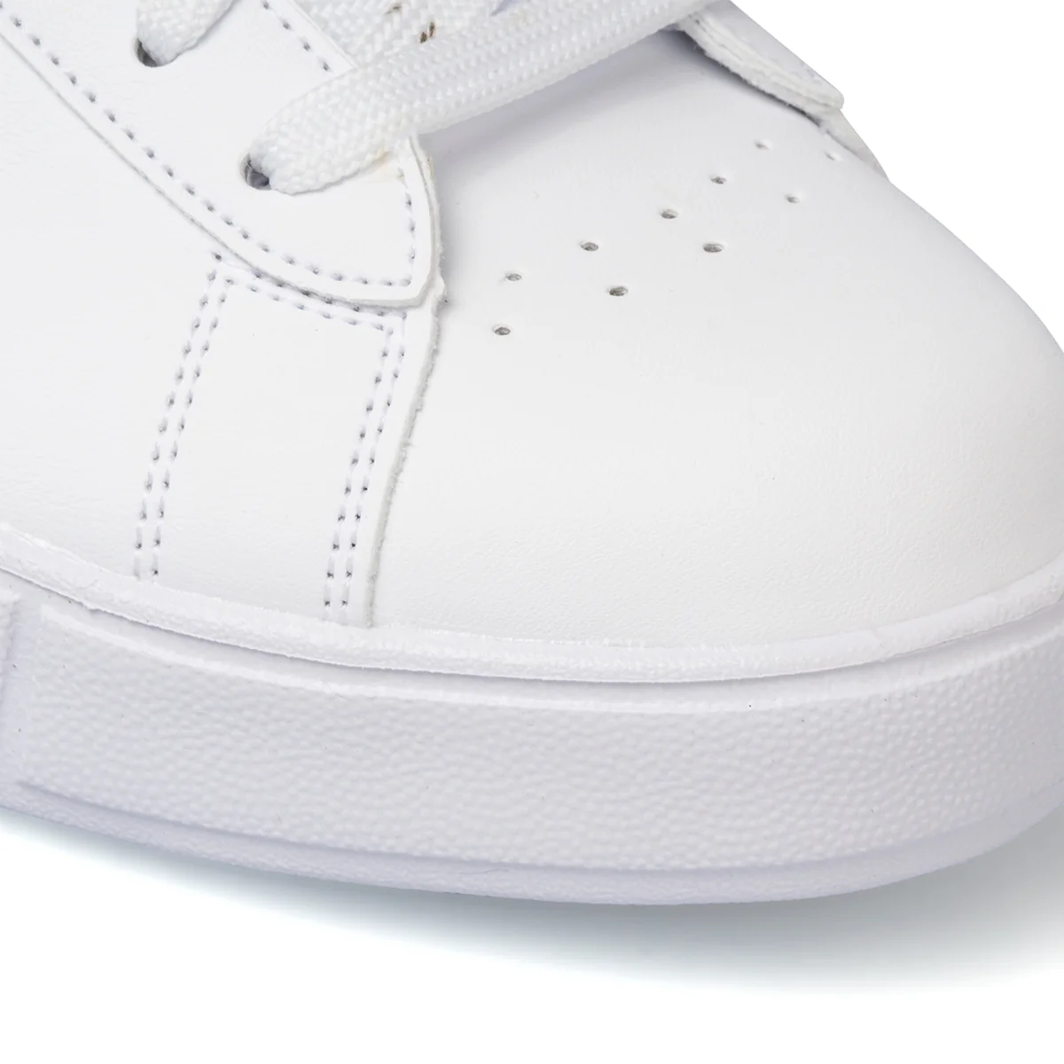 Sneakers bianche da donna con logo laminato Diadora Step P Shimmer - Image 5