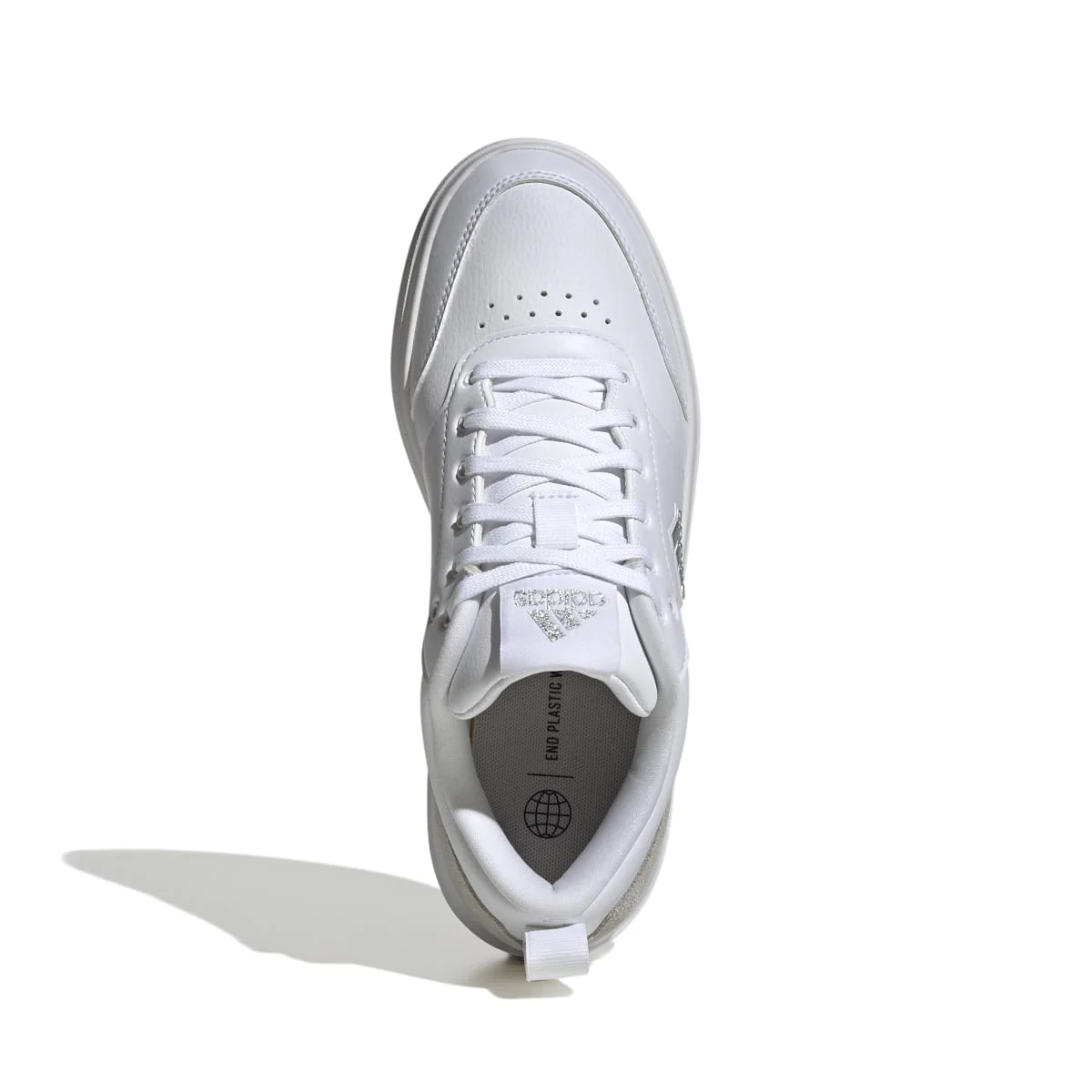 Sneakers bianche da donna con logo laterale adidas Park ST - Image 2