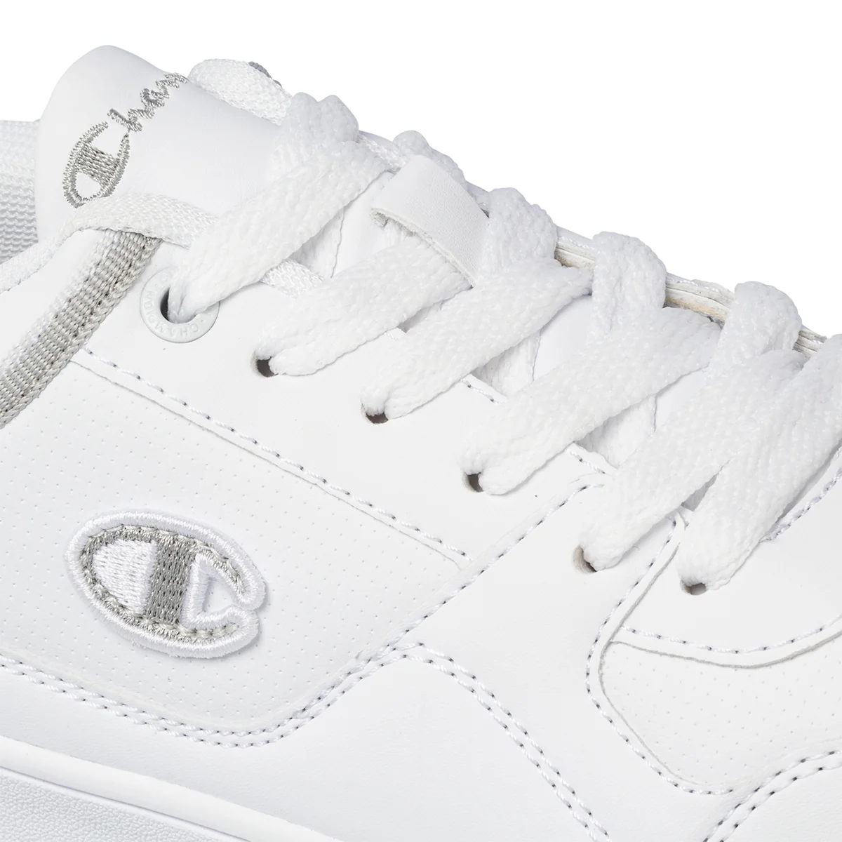 Sneakers bianche da donna con logo laterale Champion Rebound Low - Image 6