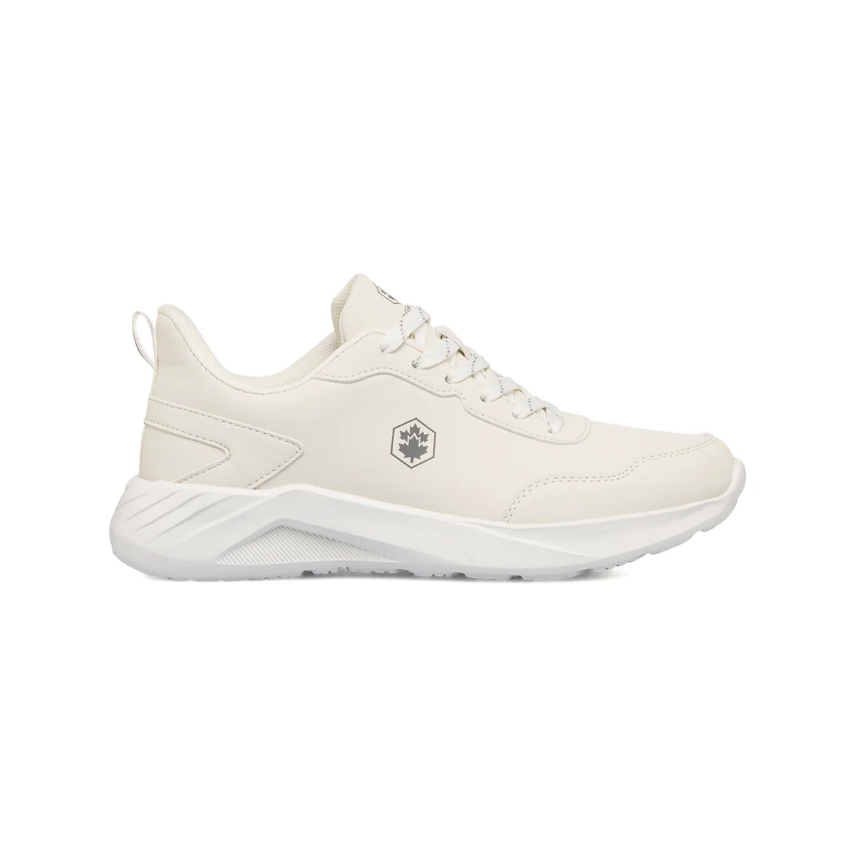 Sneakers bianche da donna con logo laterale Lumberjack Karter