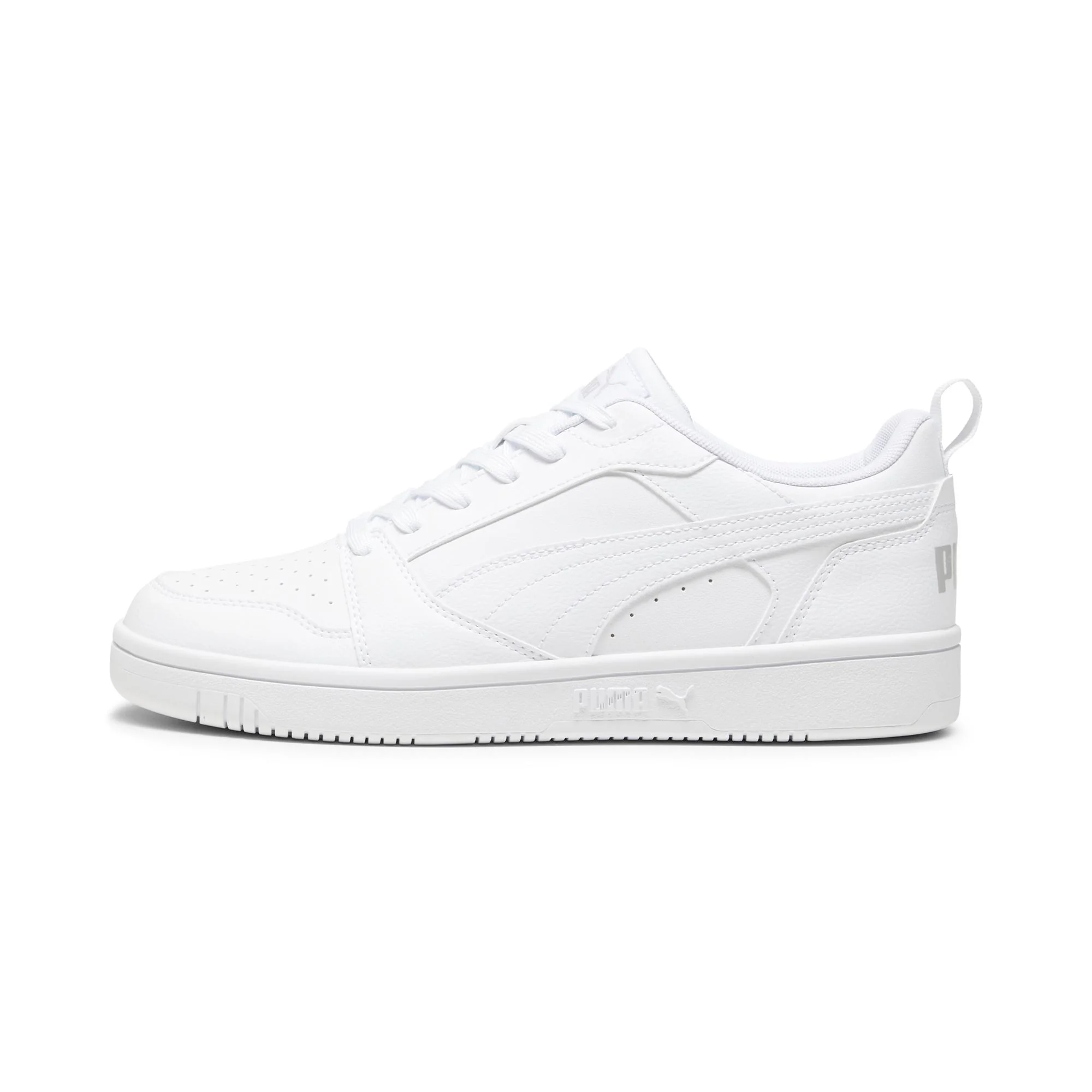 Sneakers bianche da Donna con logo laterale Puma Rebound v6 Low - Image 5