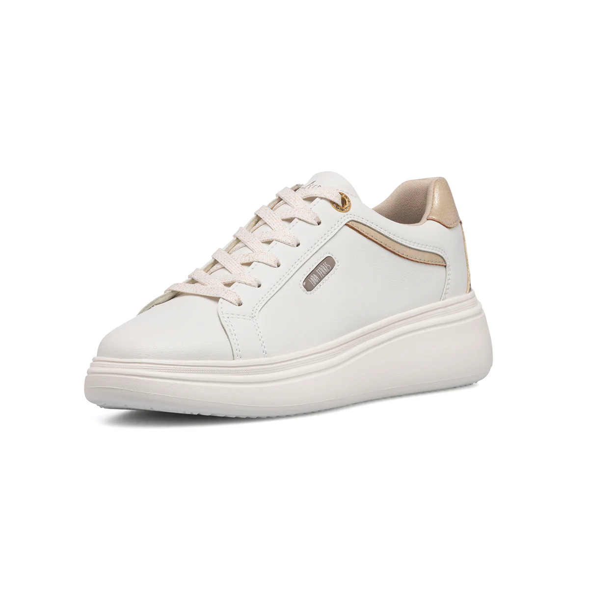 Sneakers bianche da donna con maxi-suola e dettaglio animalier Lora Ferres - Image 11