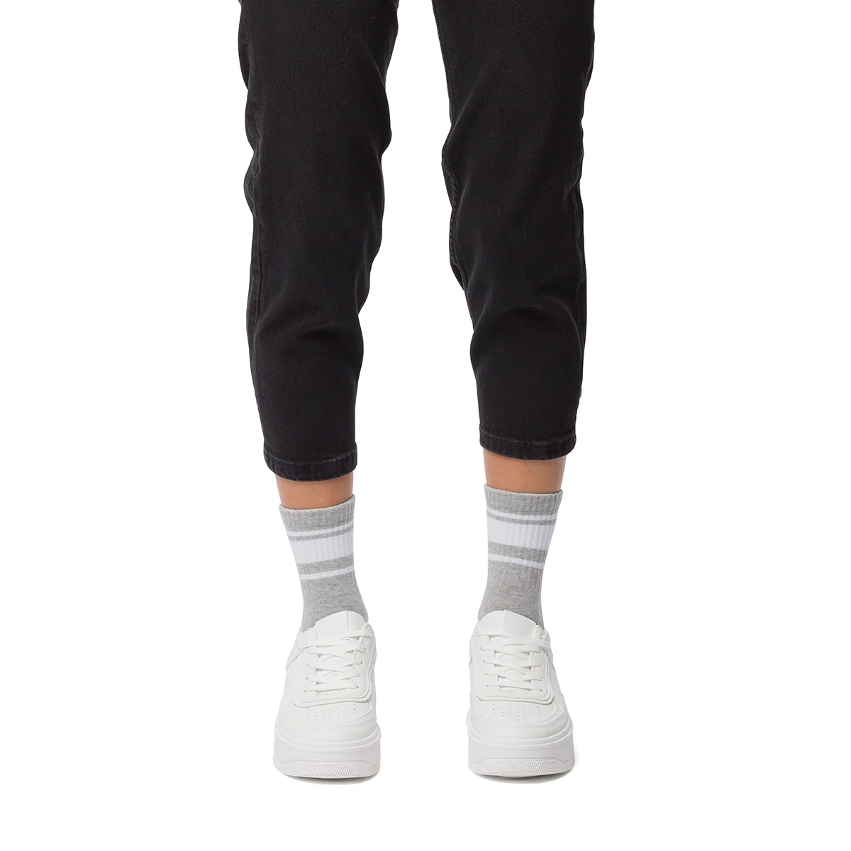 Sneakers bianche da donna con maxi-suola Lora Ferres - Image 2