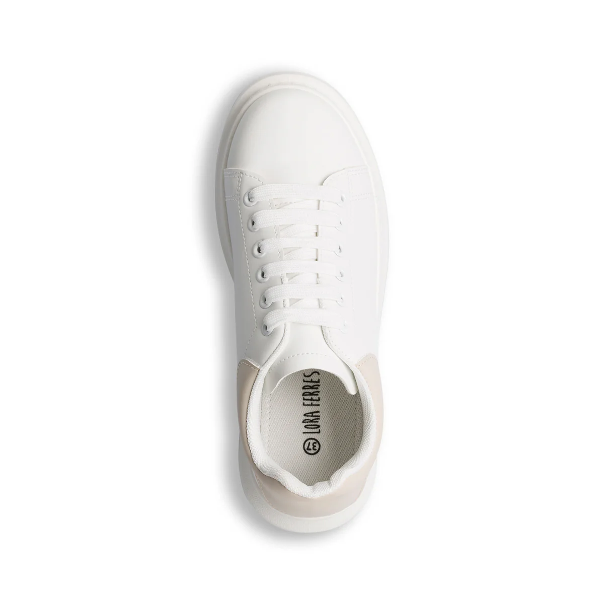 Sneakers bianche da donna con maxi-suola Lora Ferres - Image 5