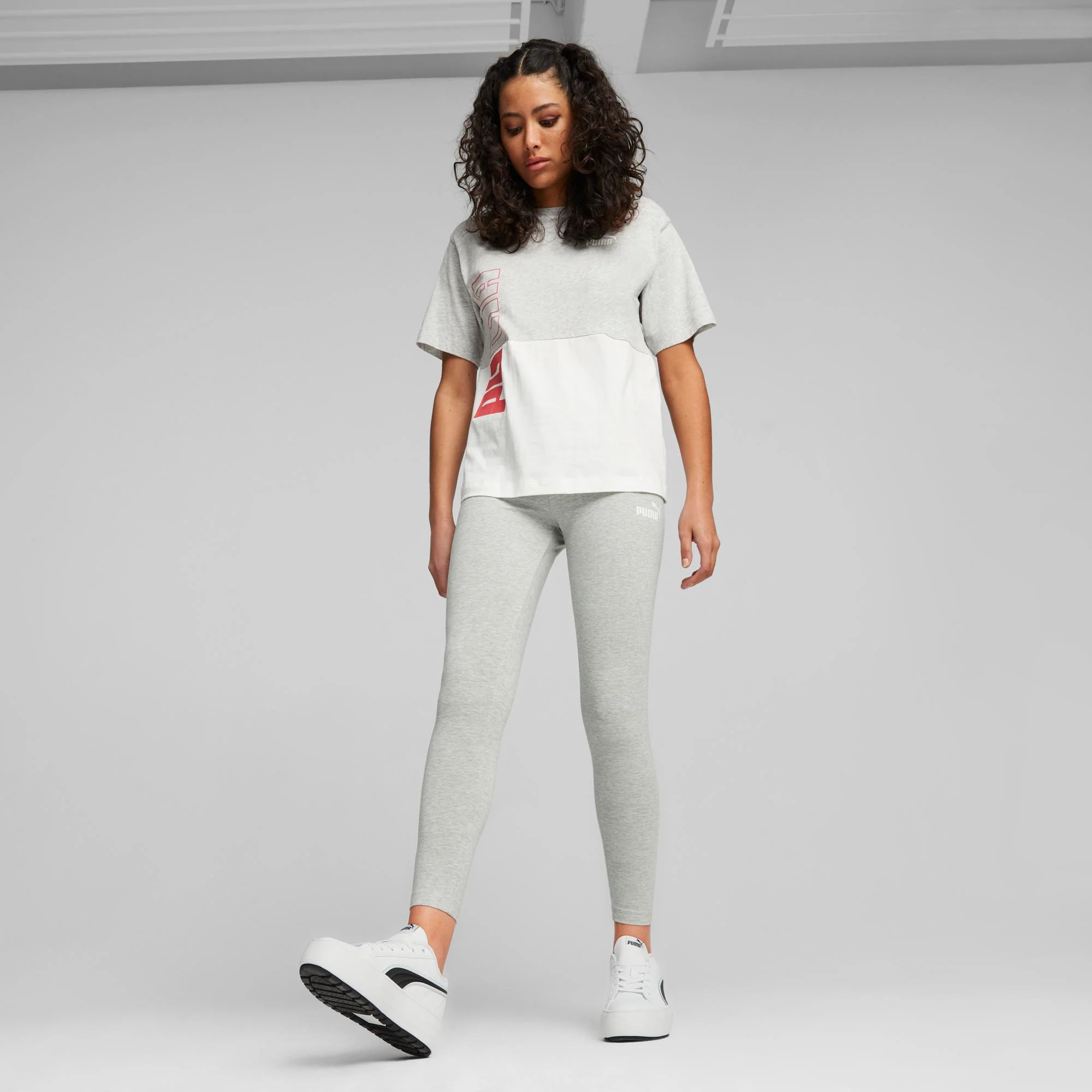 Sneakers bianche da donna con maxi-suola Puma Kaia 2.0 - Image 2