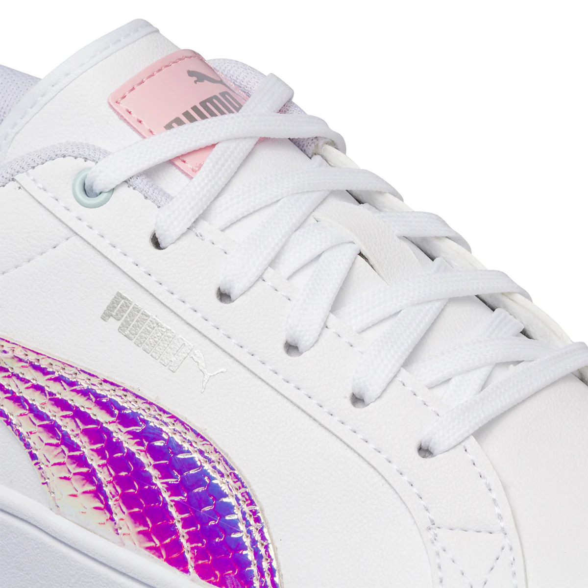 Sneakers bianche da donna con maxi-suola Puma Karmen Exotics - Image 6
