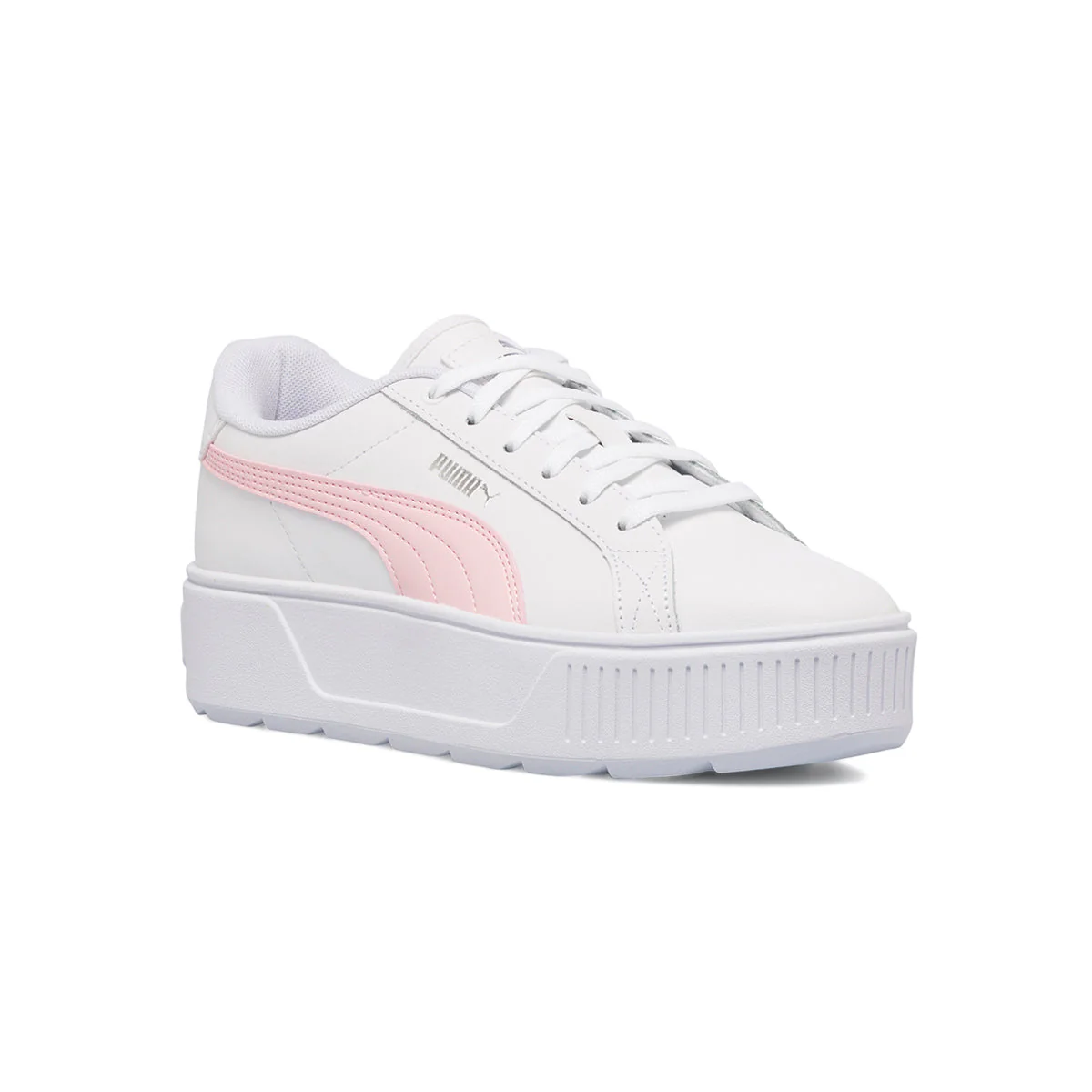 Sneakers bianche da donna con maxi-suola Puma Karmen L Jr - Image 2