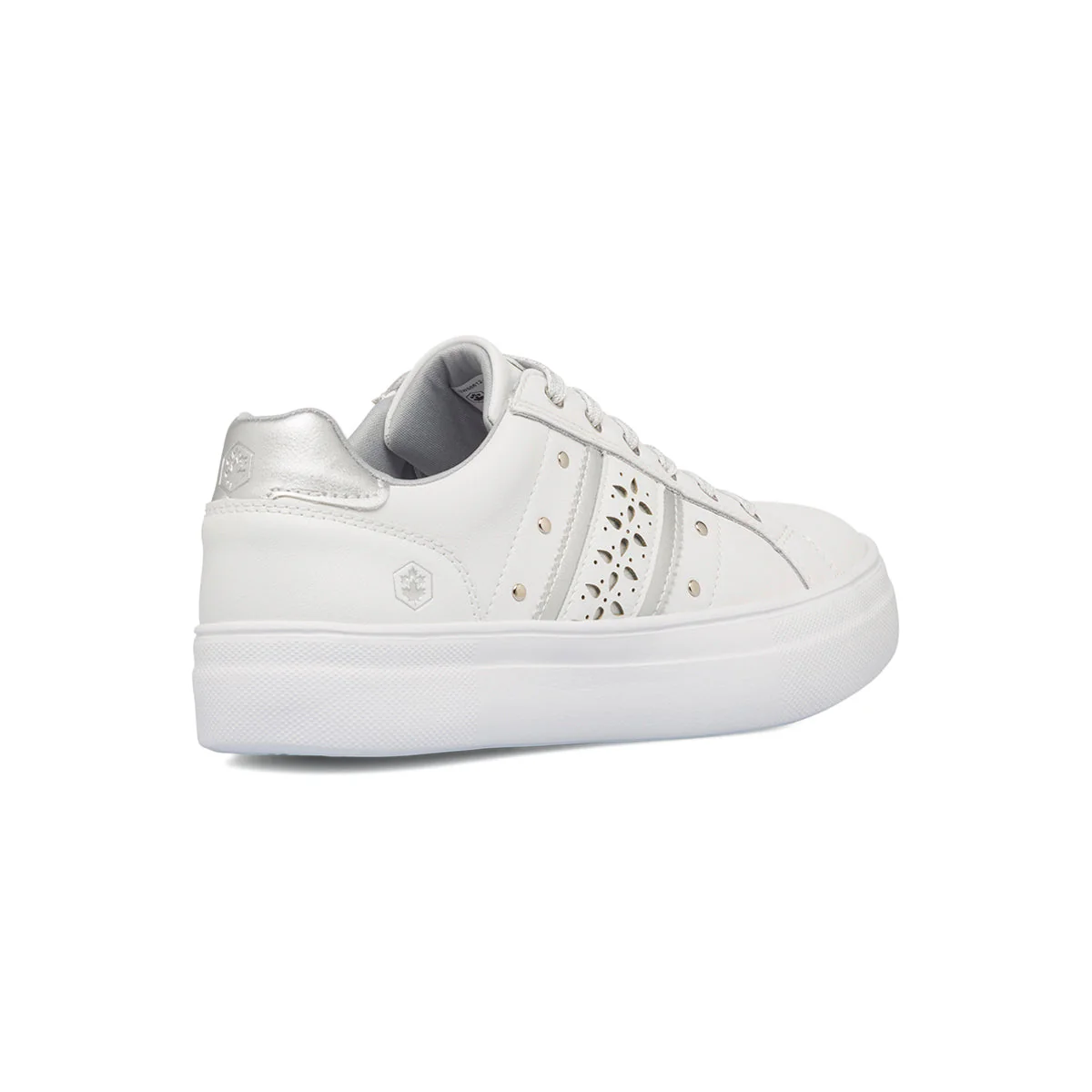 Sneakers bianche da donna con piccole borchie Lumberjack Doris - Image 3