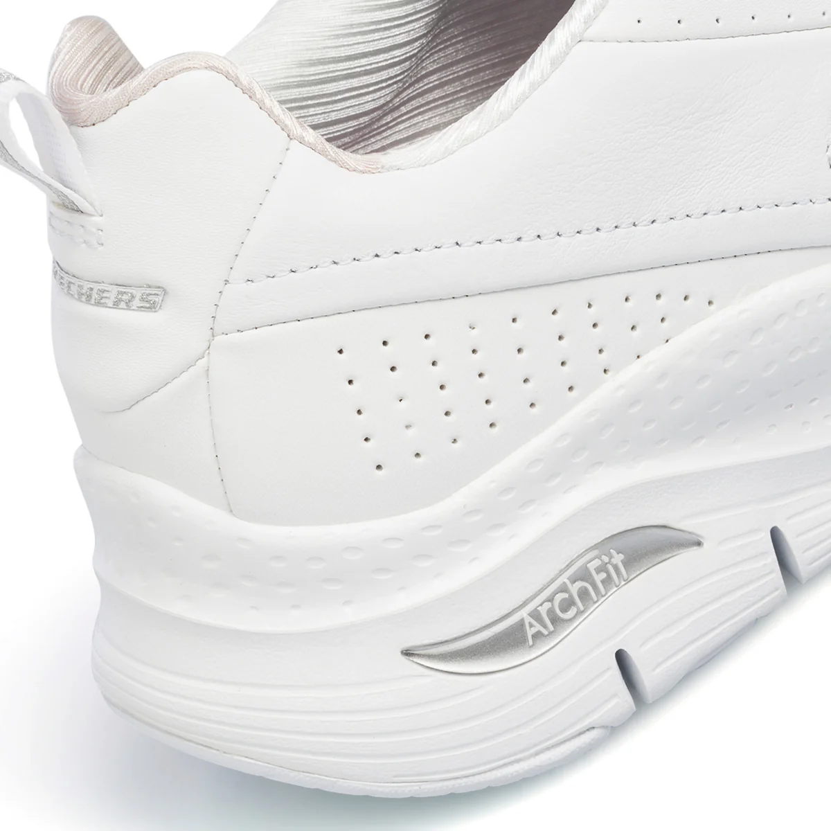 Sneakers bianche da donna con soletta Arch-Fit Skechers Citi Drive - Image 7