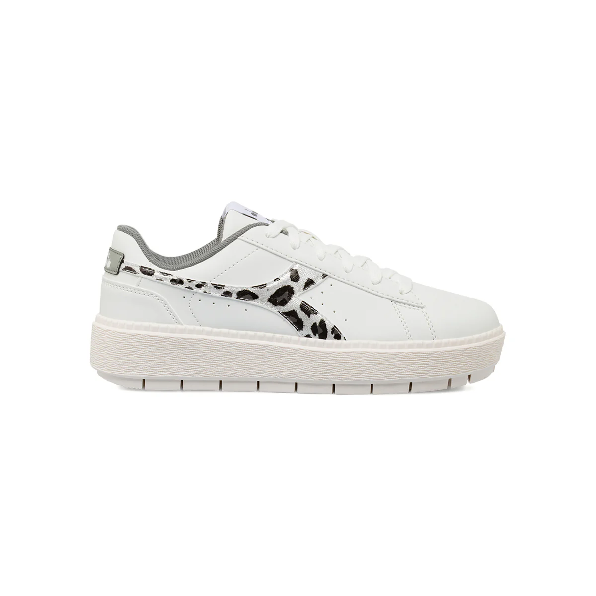 Sneakers bianche da Donna con stampa animalier Diadora JACE JUNGLE