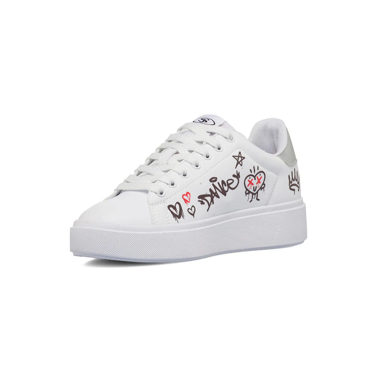 Sneakers bianche da Donna con stampe Swish Jeans - Image 4