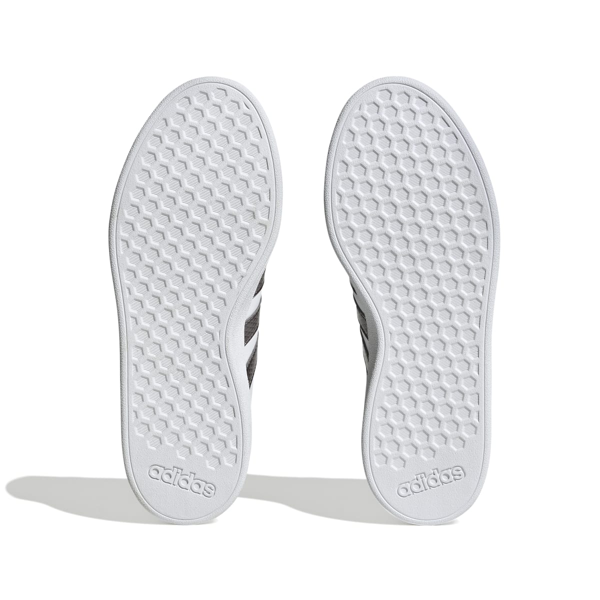 Sneakers bianche da donna con strisce a contrasto adidas Grand Court Base 2.0 - Image 3