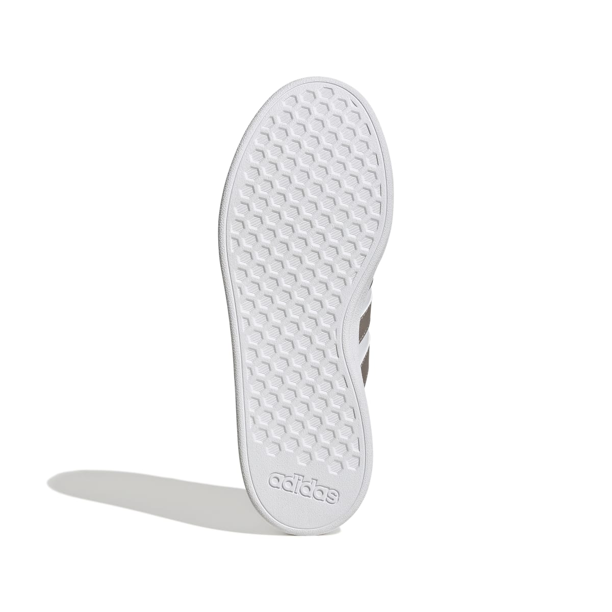 Sneakers bianche da donna con strisce a contrasto adidas Grand Court Base 2.0 - Image 3