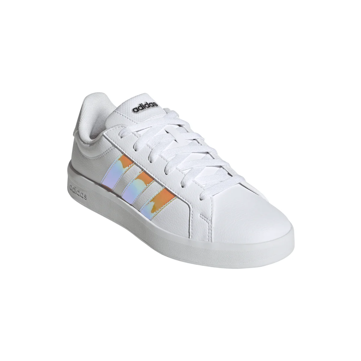 Sneakers bianche da Donna con strisce iridescenti adidas GRAND COURT - Image 10