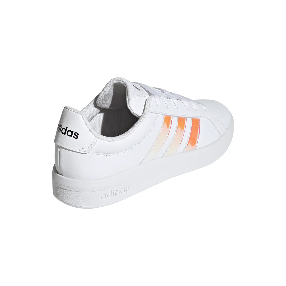 Sneakers bianche da Donna con strisce iridescenti adidas GRAND COURT - Image 11