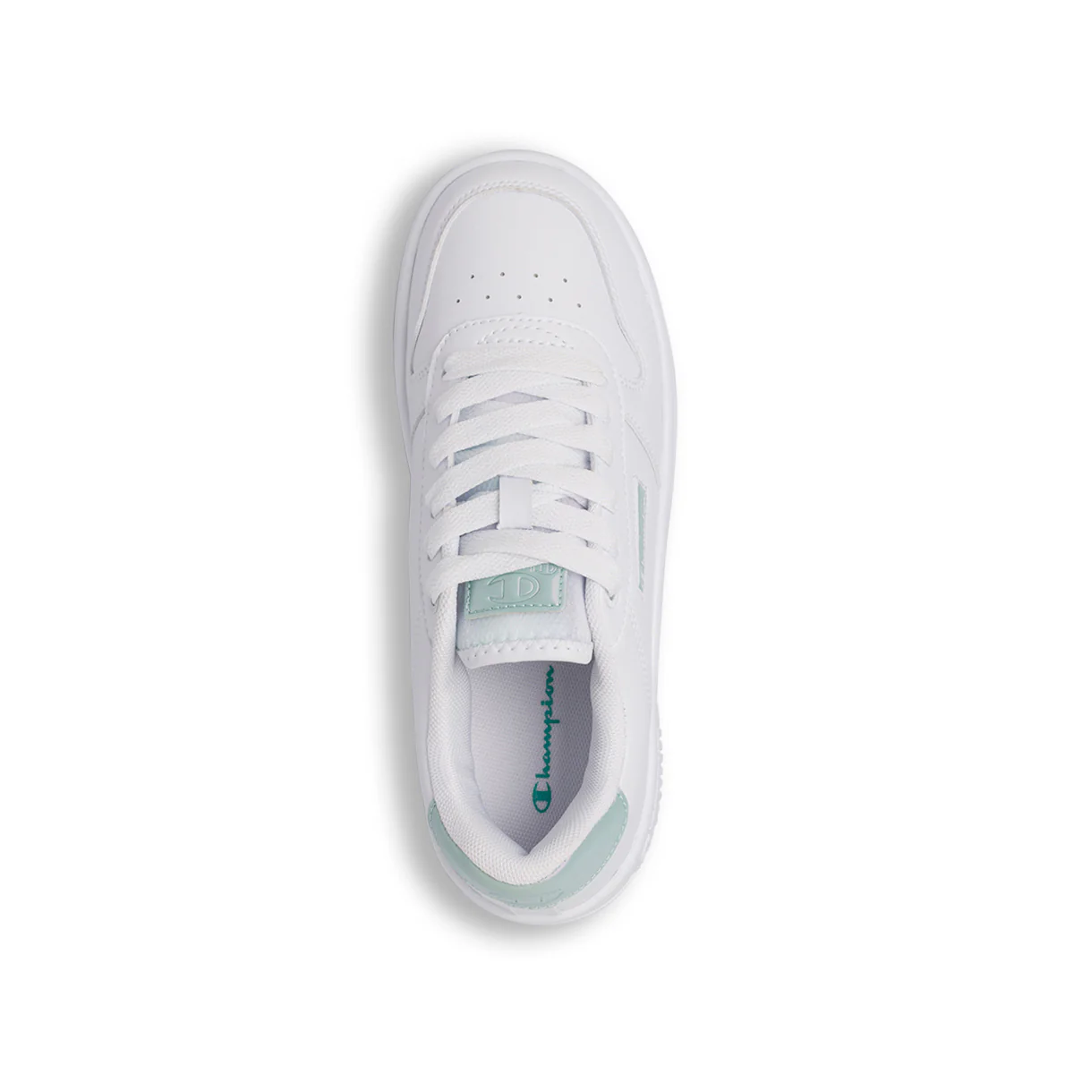 Sneakers bianche da donna con suola a zeppa Champion Rebound Platform Metal - Image 7