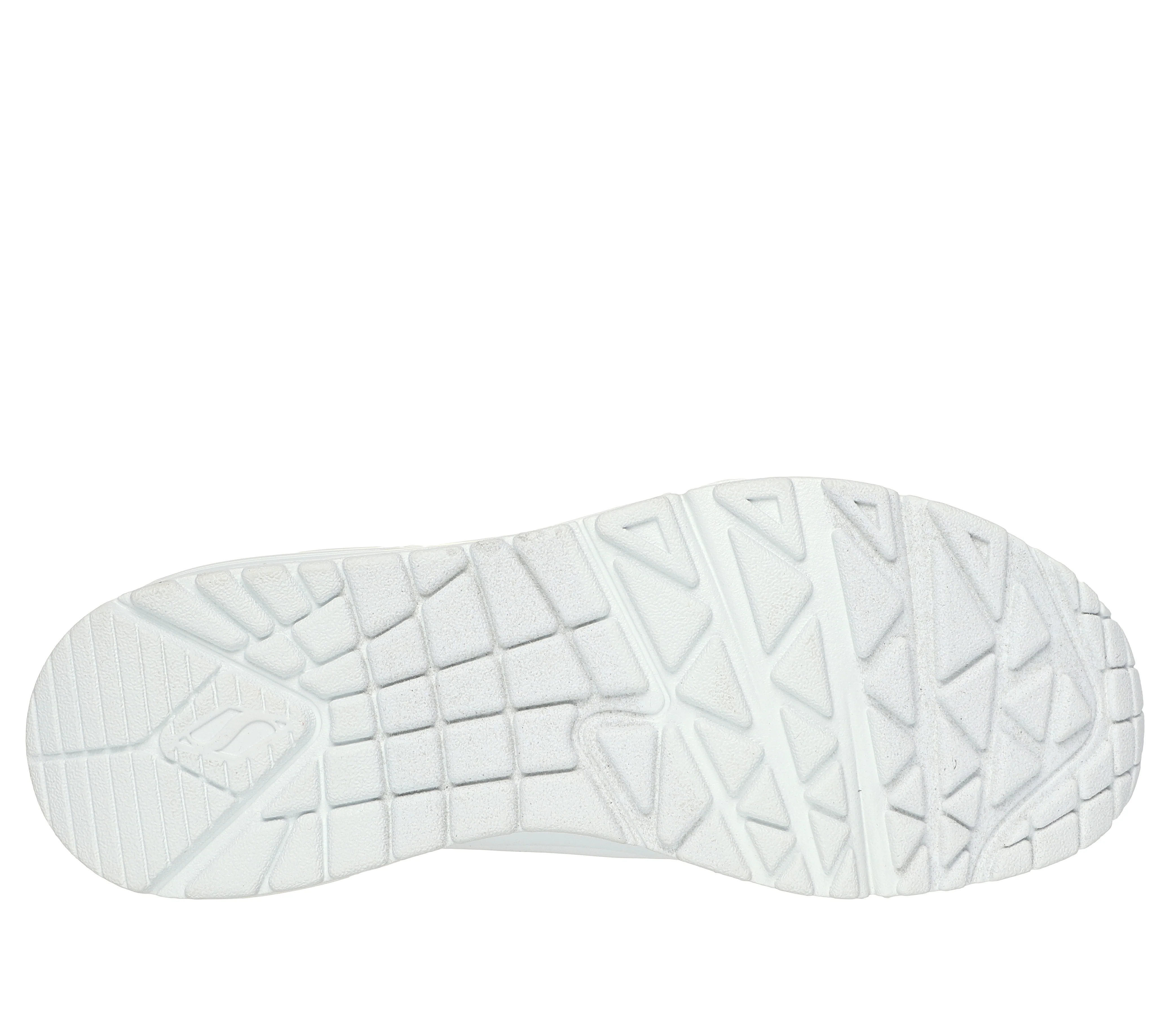 Sneakers bianche da donna con suola ad aria Skechers Uno - Image 4