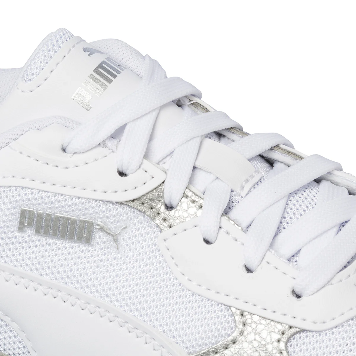 Sneakers bianche da donna con suola chunky Puma X-Ray Speed Lite Distressed - Image 5