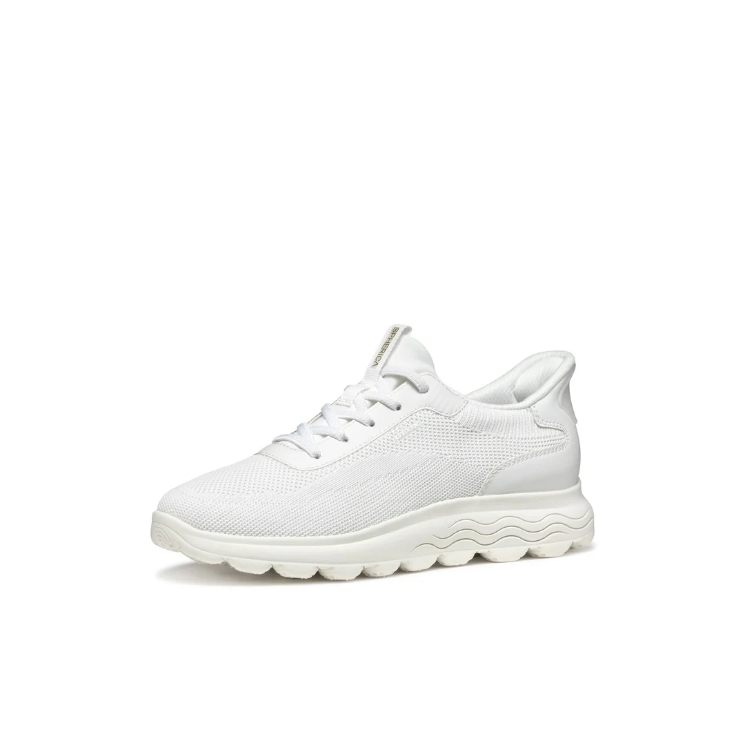 Sneakers bianche da Donna con suola traspirante Geox Spherica Fast In - Image 2