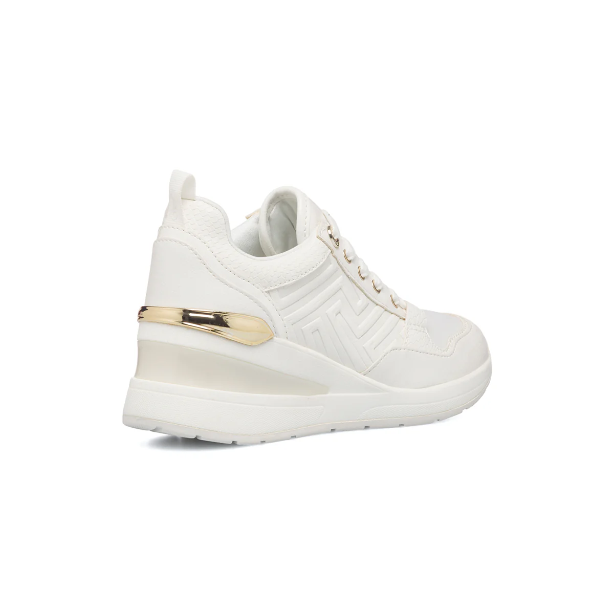 Sneakers bianche da donna con zeppa 7 cm ALDO Asilahan - Image 3