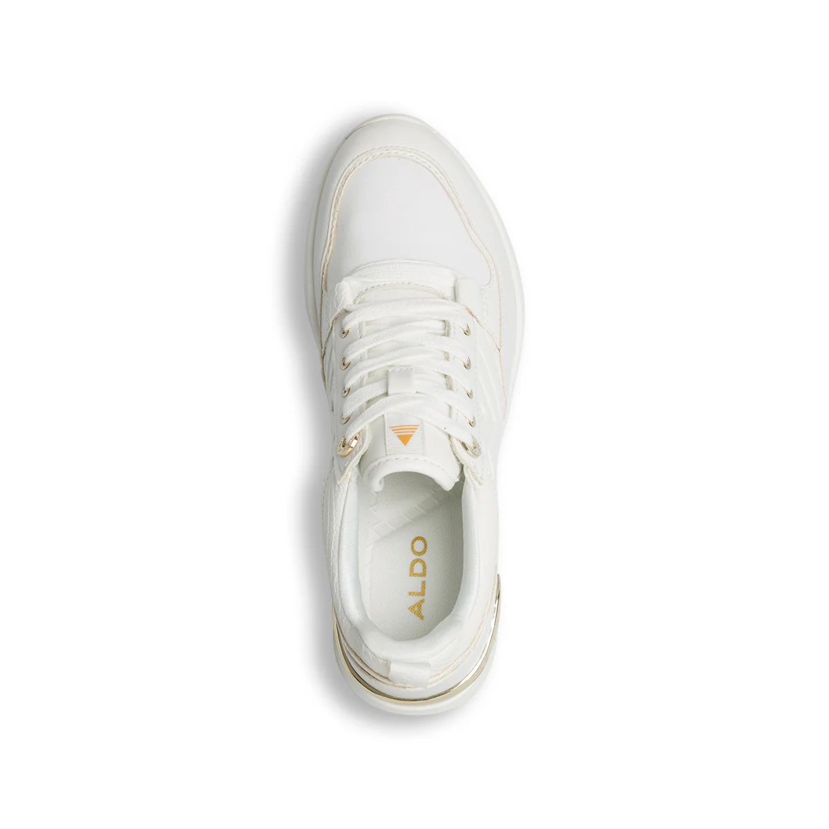 Sneakers bianche da donna con zeppa 7 cm ALDO Asilahan - Image 8