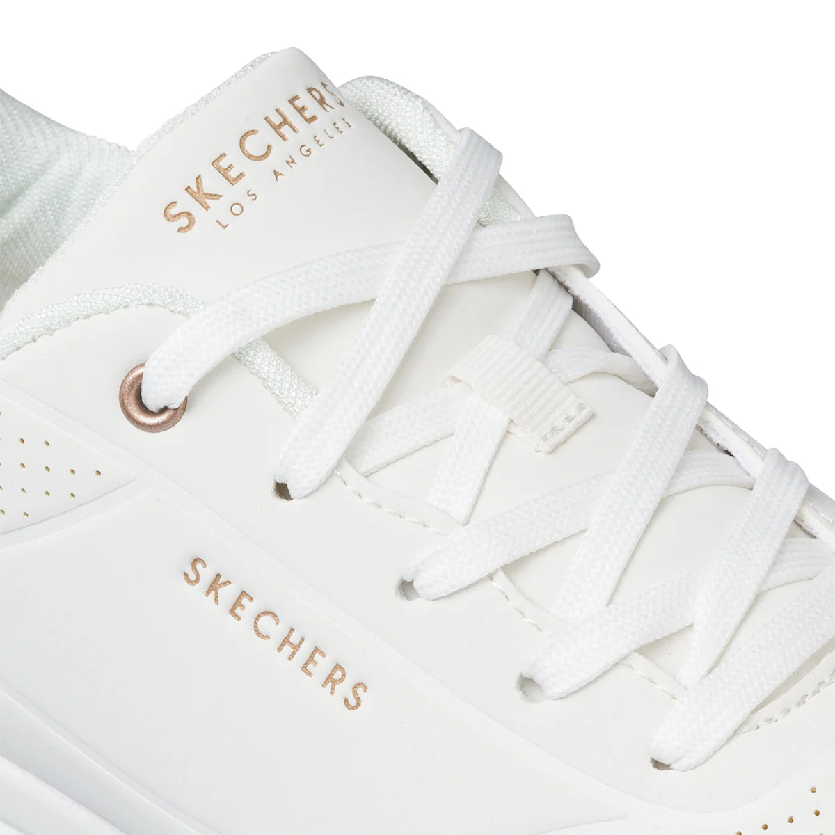 Sneakers bianche da donna con zeppa e suola ad aria Skechers Million Air - Elevated Air - Image 4
