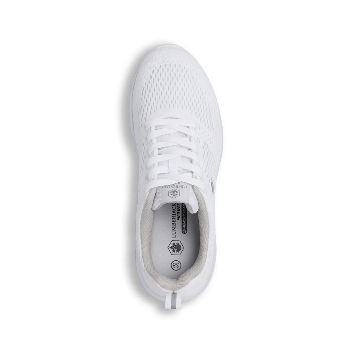 Sneakers Bianche da Donna in tessuto mesh con Memory Foam Lumberjack - Image 5