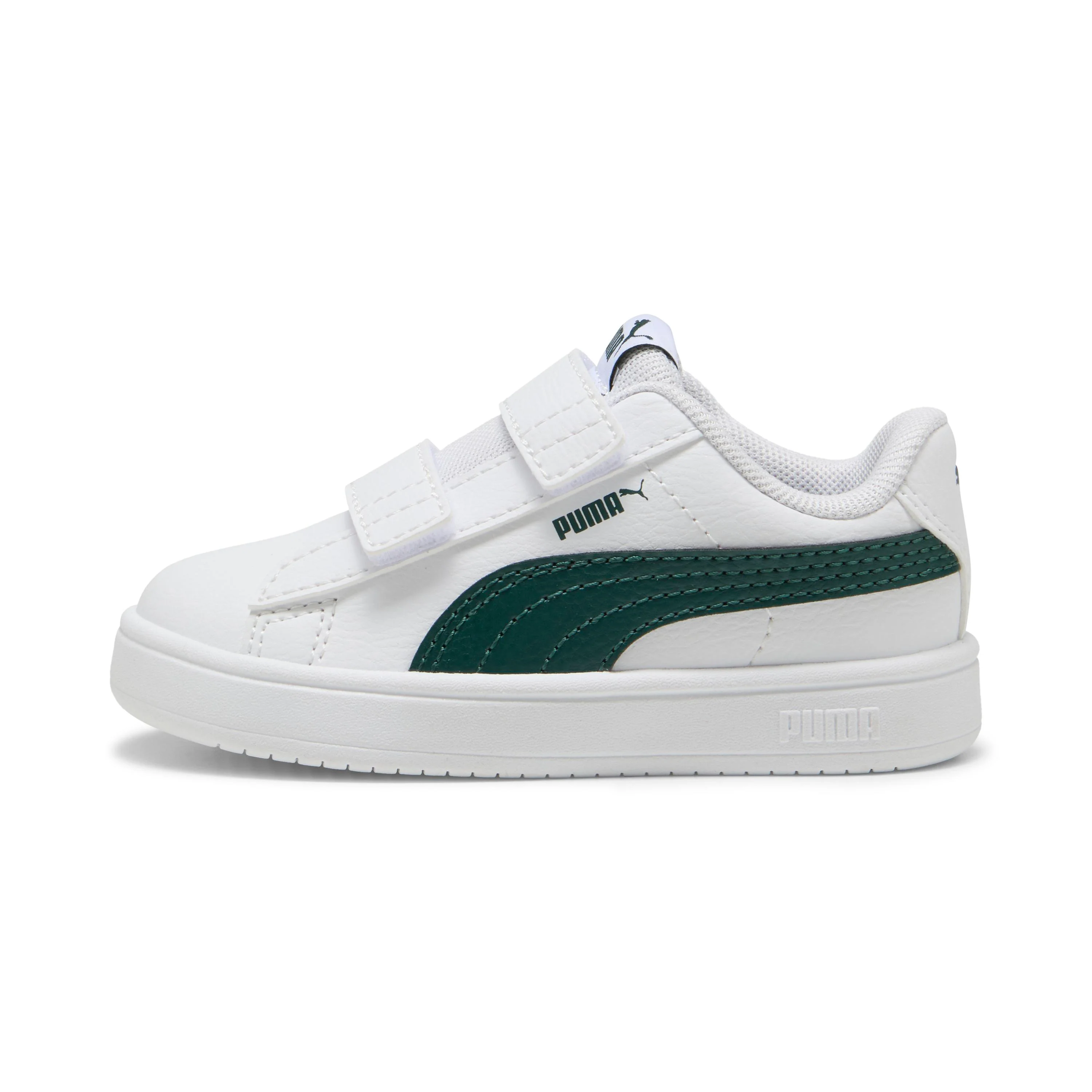 Sneakers bianche da primi passi Bambino con logo verde Puma Rickie Classic V - Image 2