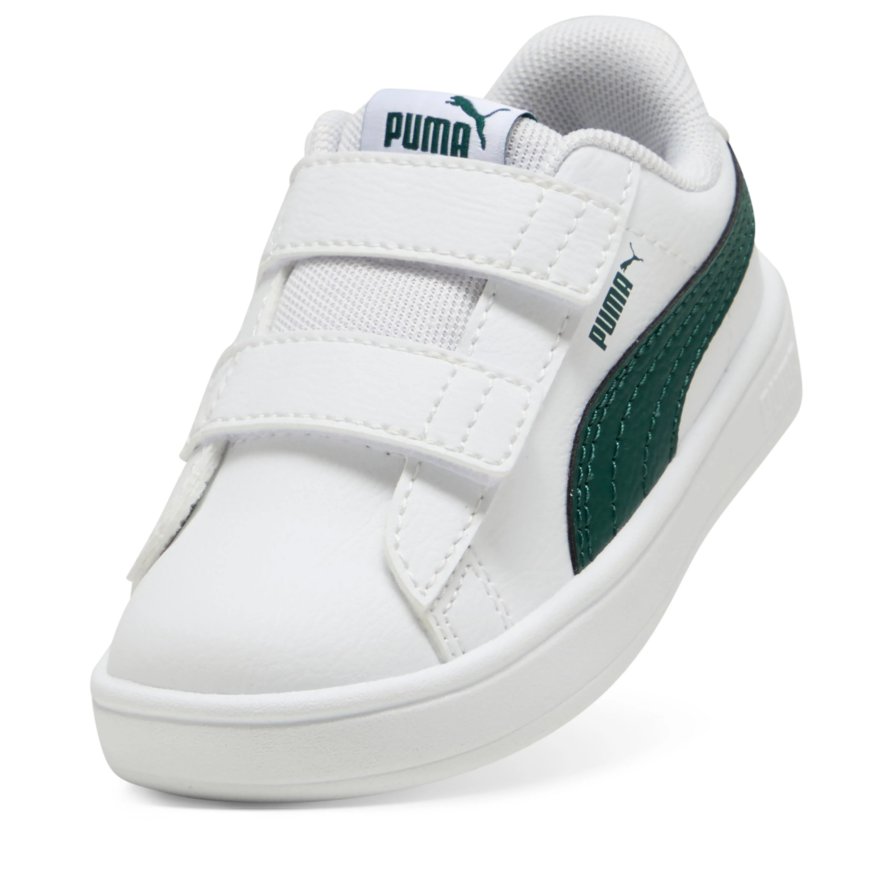 Sneakers bianche da primi passi Bambino con logo verde Puma Rickie Classic V - Image 4