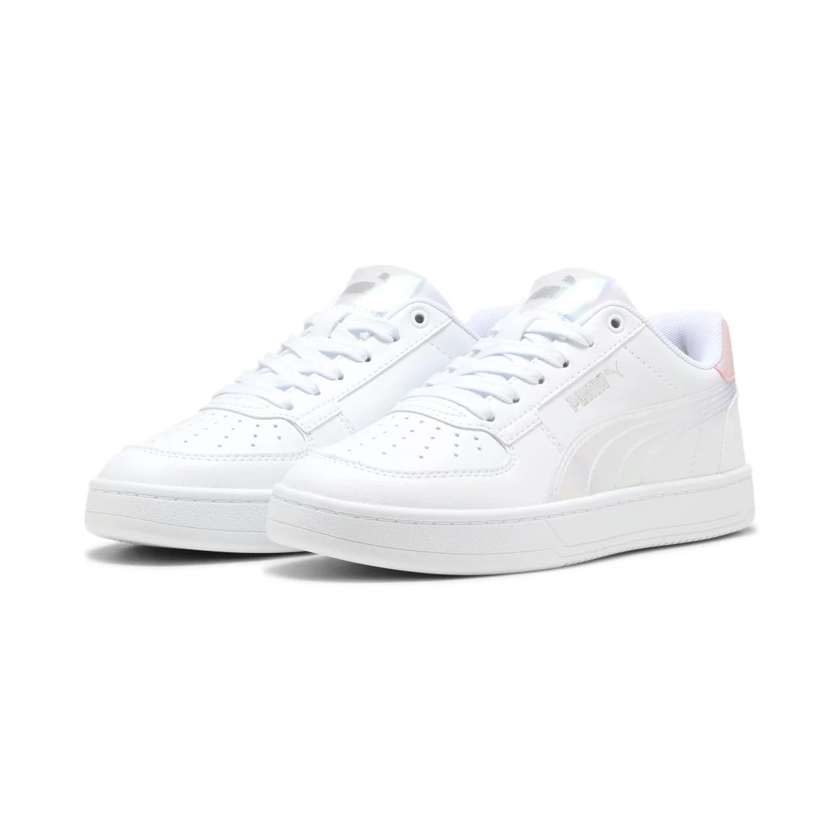 Sneakers bianche da ragazza con dettagli iridescenti Puma Caven 2.0 - Image 2