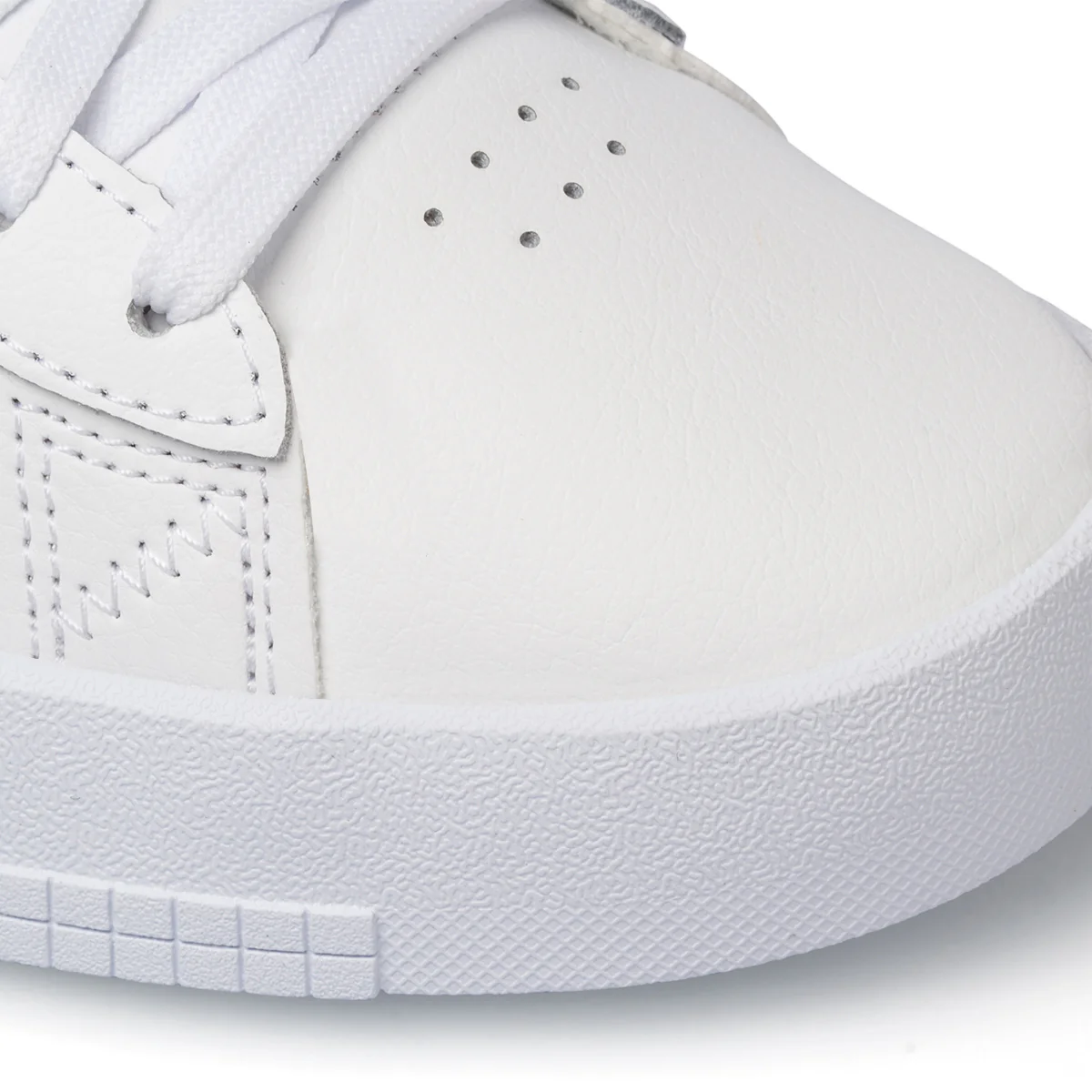 Sneakers bianche da ragazza con dettaglio fucsia Puma Jada Jr - Image 6