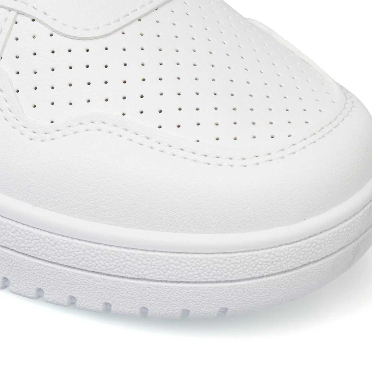 Sneakers bianche da ragazza con dettaglio laminato Enrico Coveri - Image 5