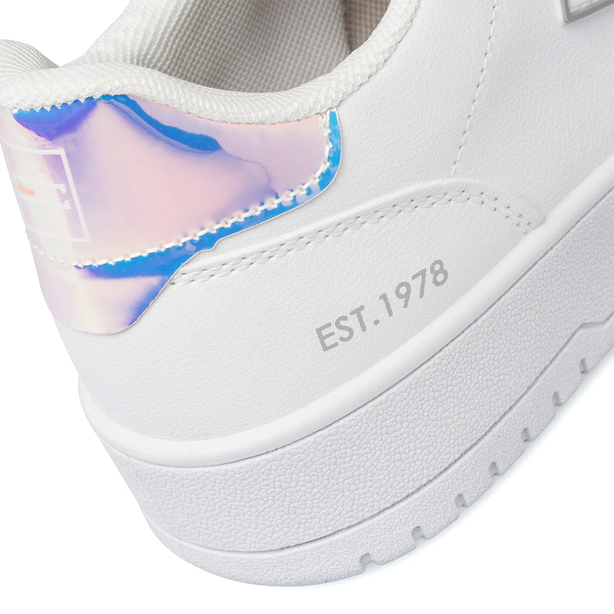 Sneakers bianche da ragazza con dettaglio laminato Enrico Coveri - Image 7