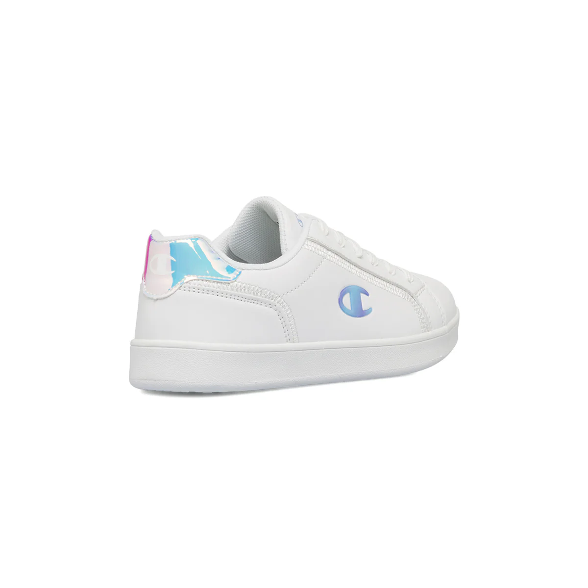 Sneakers bianche da ragazza con logo iridescente Champion Alex G GS - Image 3