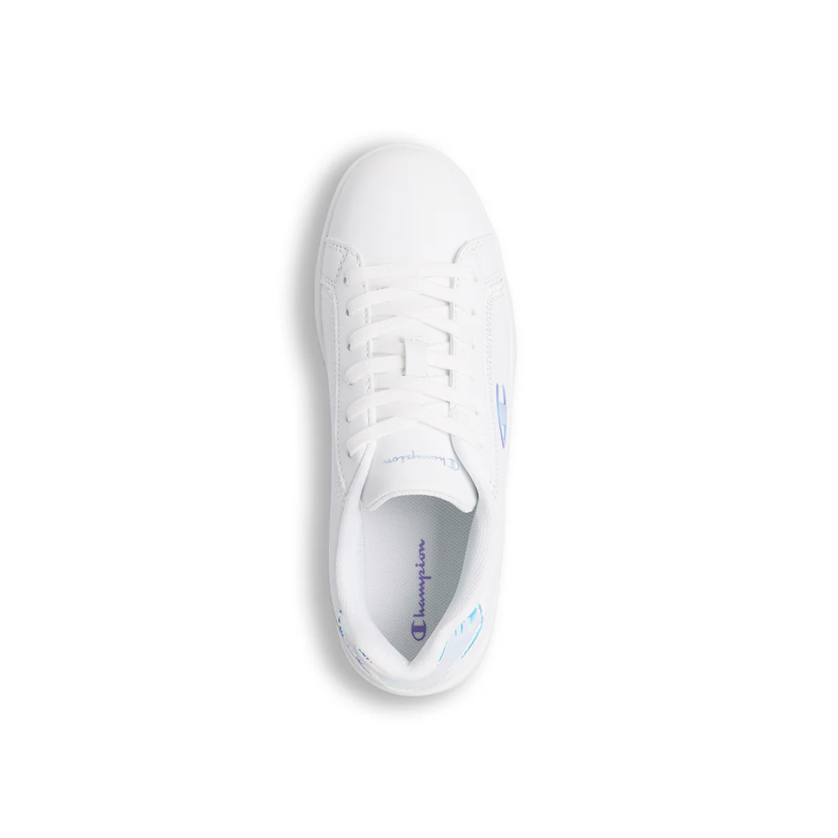 Sneakers bianche da ragazza con logo iridescente Champion Alex G GS - Image 7