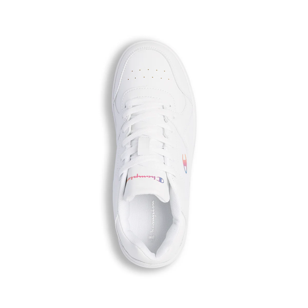 Sneakers bianche da ragazza con logo laterale Champion Rebound Low G GS - Image 13