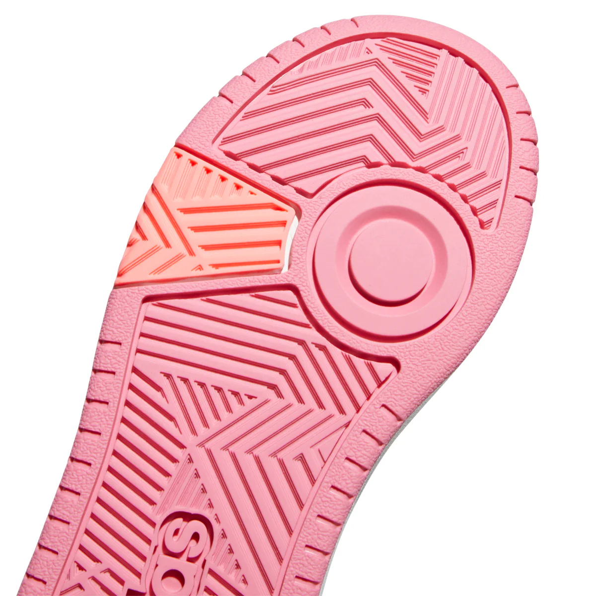 Sneakers bianche da ragazza con strisce a contrasto adidas Hoops 3.0 K - Image 8