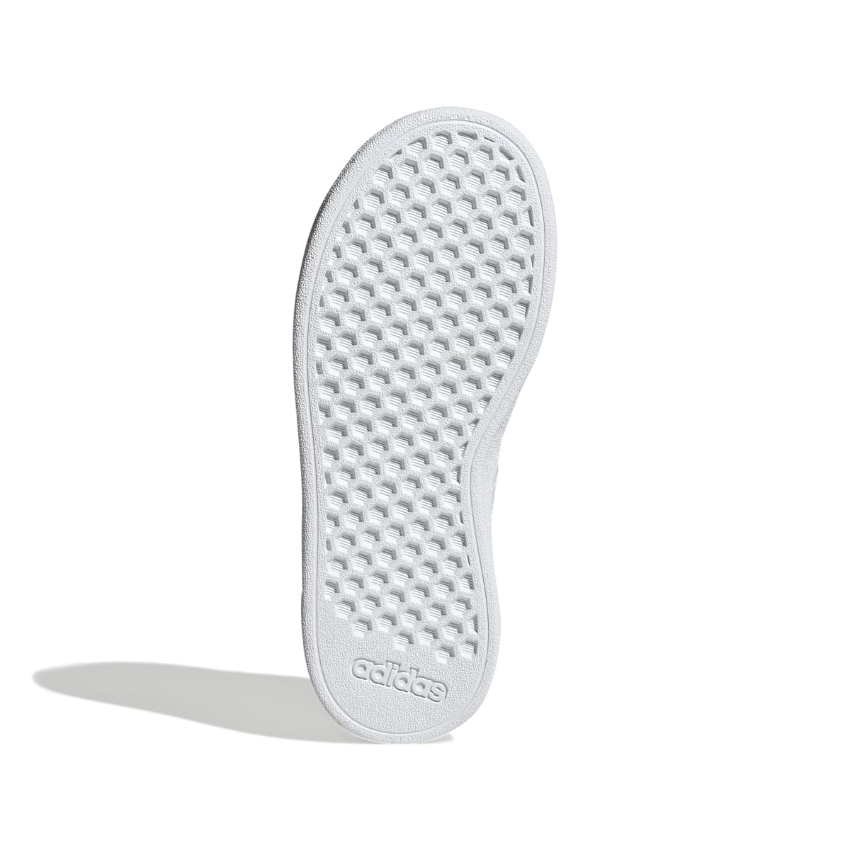 Sneakers bianche da ragazza con strisce iridescenti adidas Grand Court 2.0 K - Image 3