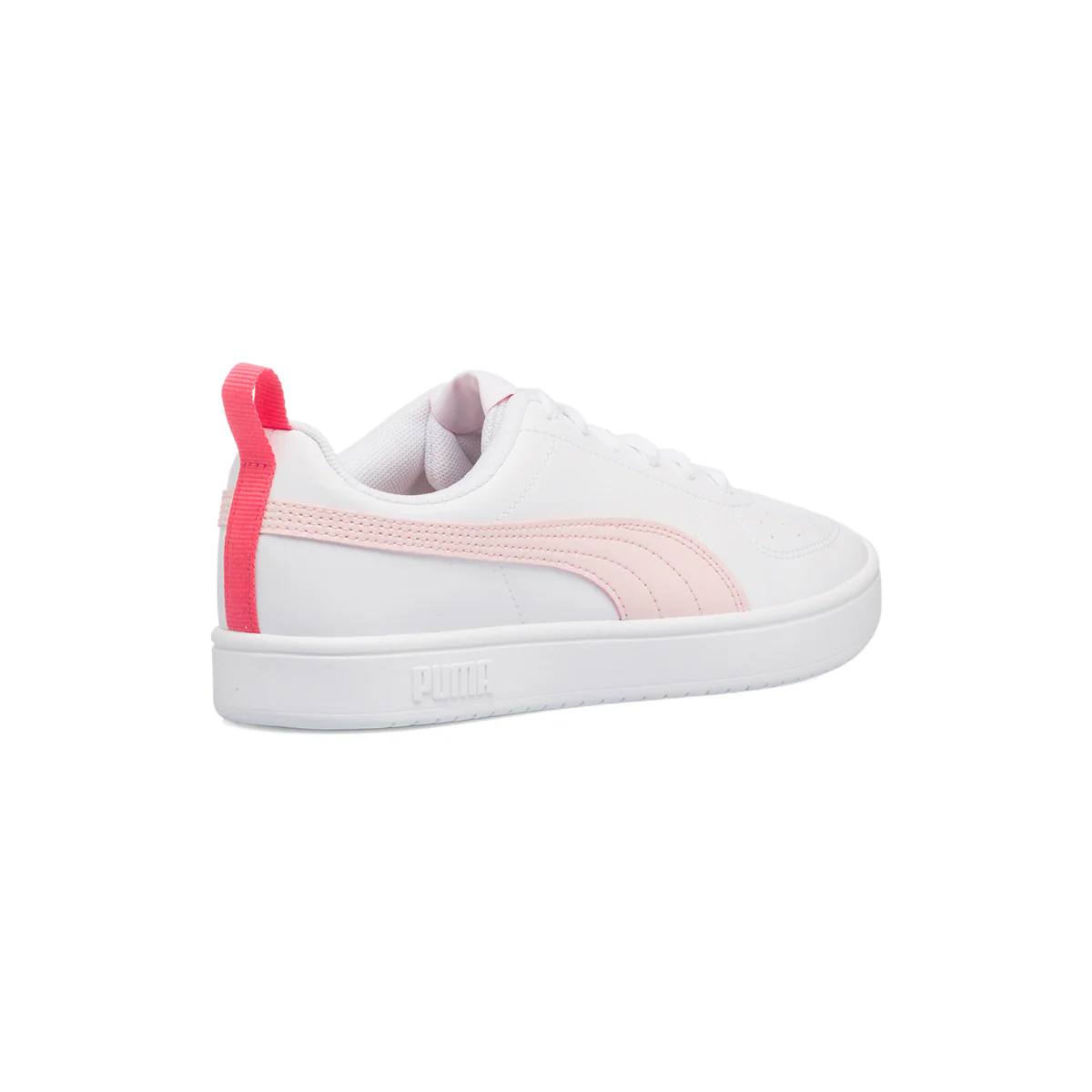 Sneakers bianche da ragazza con striscia a contrasto Puma Rickie Jr - Image 3