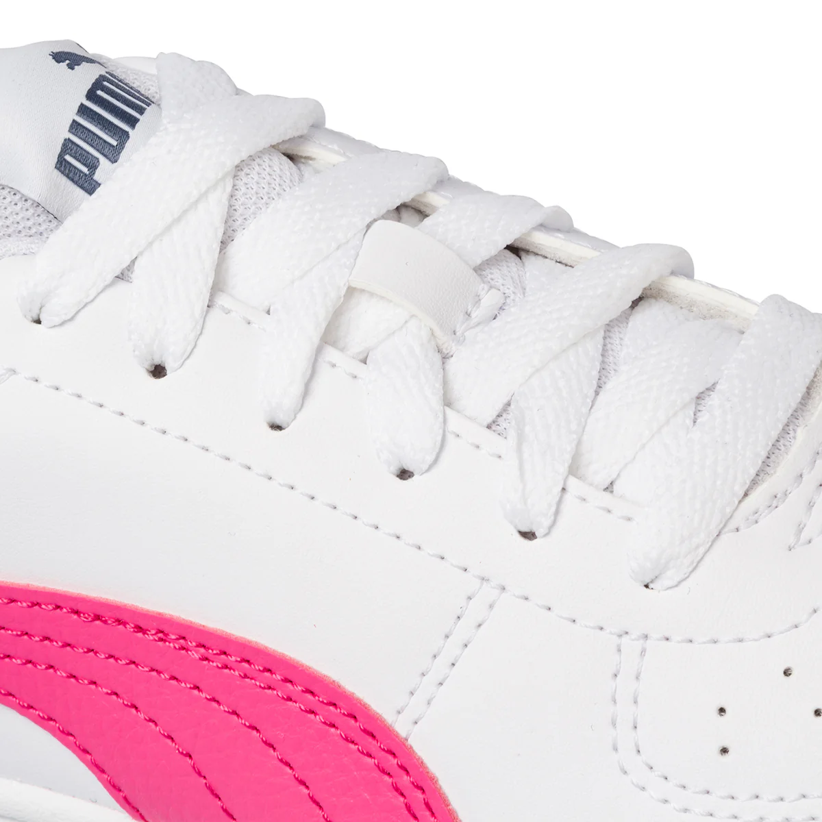 Sneakers bianche da ragazza con striscia a contrasto Puma Rickie Jr - Image 6