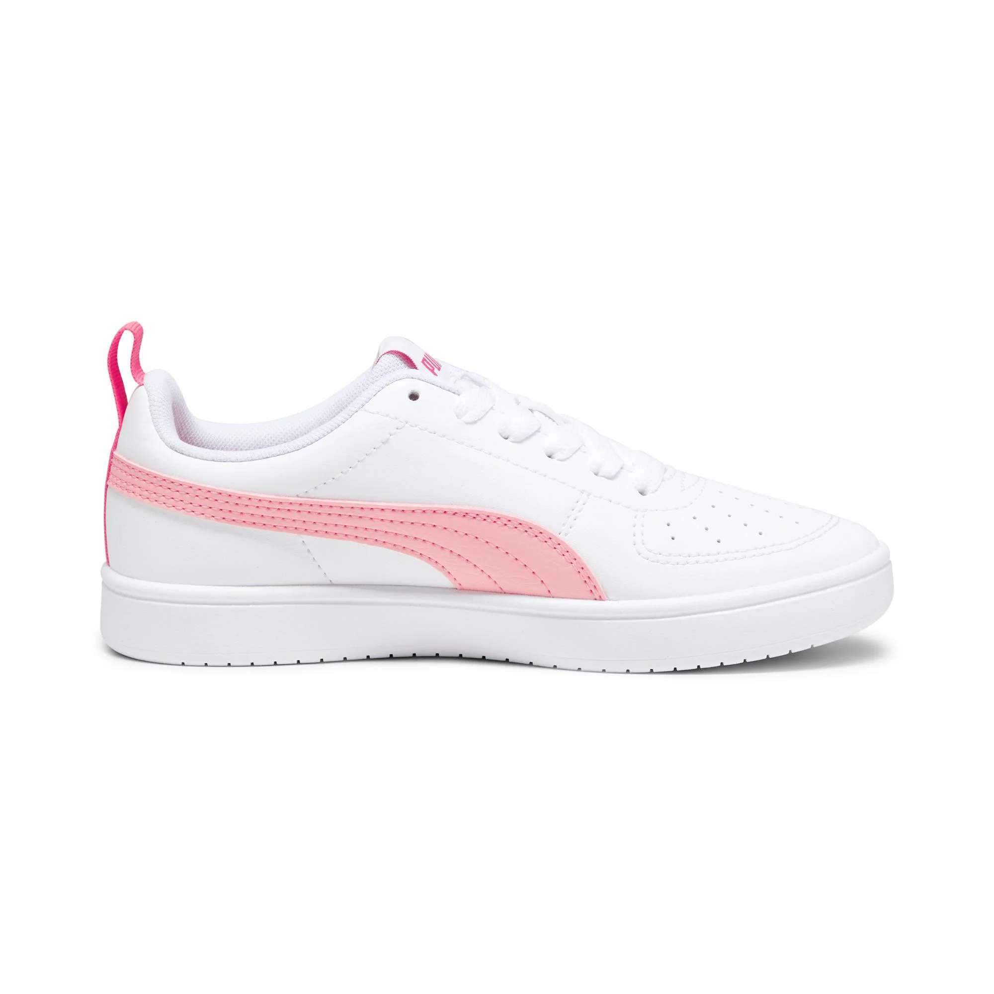 Sneakers bianche da ragazza con striscia a contrasto Puma Rickie Jr - Image 5