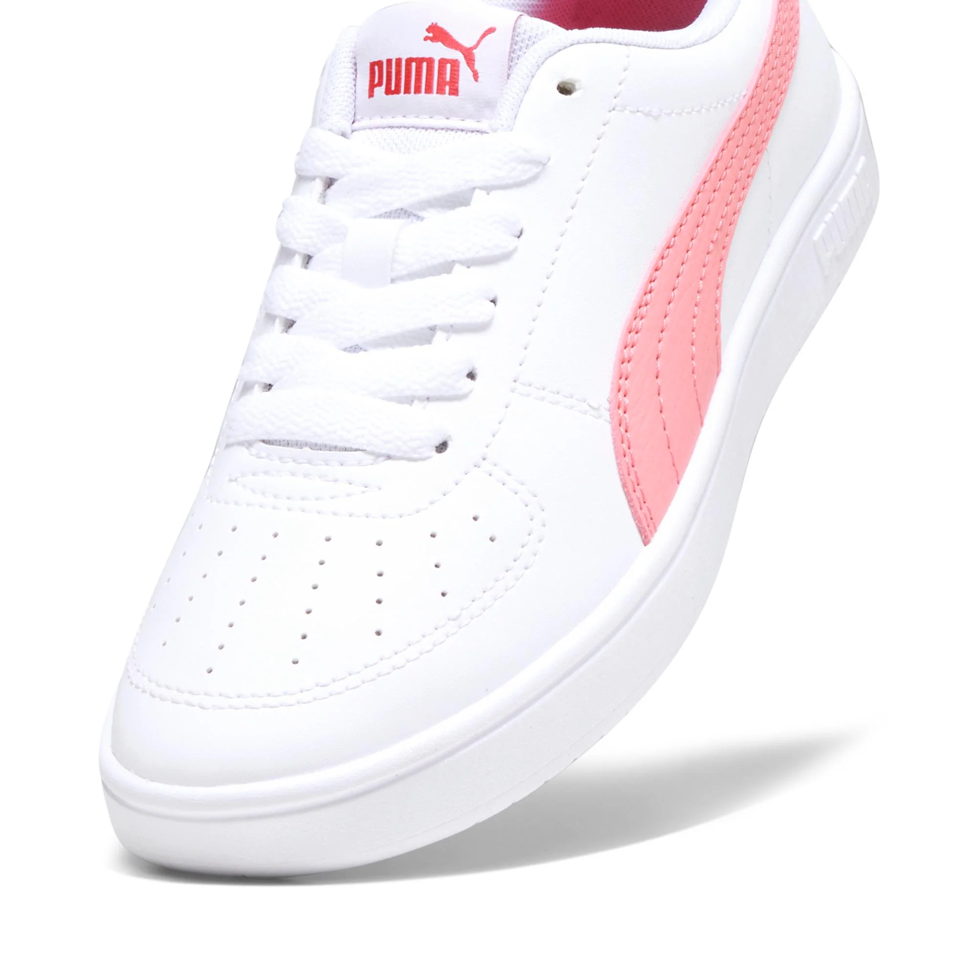Sneakers bianche da ragazza con striscia a contrasto Puma Rickie Jr - Image 6