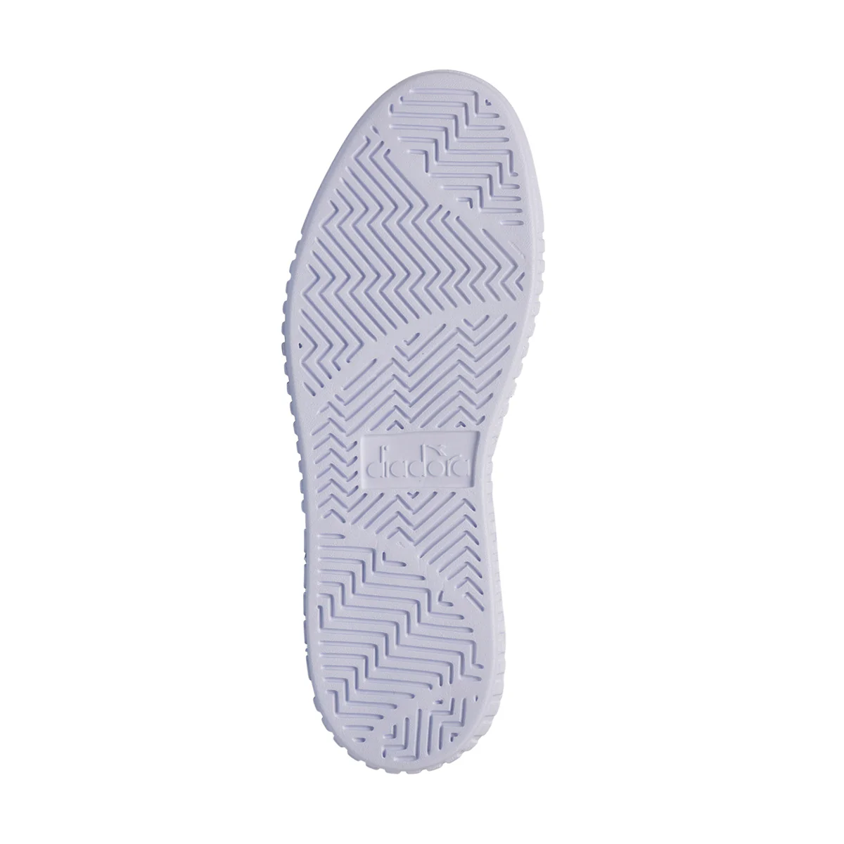 Sneakers bianche da ragazza con suola platform Diadora Game Step P Metallic - Image 4